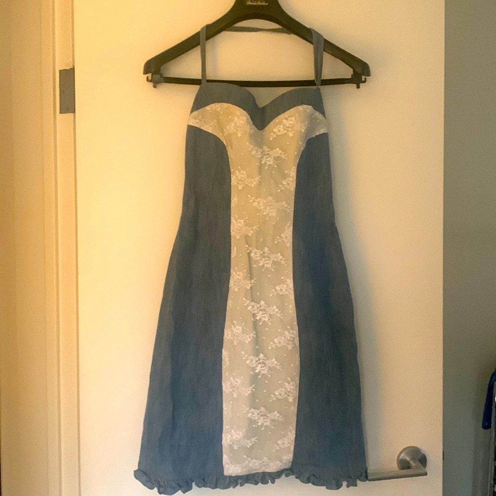 Betsey Johnson Denim Dress Size 2